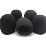 Microphone Sponges - 5 Pack Black