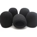 Microphone Sponges - 5 Pack Black