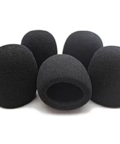 Microphone Sponges - 5 Pack Black