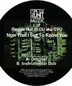 Reggie Hall Feat. Glenn Underground - Now That I Got To Know You