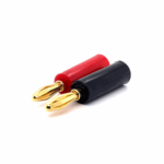 Banana Male Connector HQ (4mm) (Dual Screw Type) (Pro-Gold) (Price / Single Unit)