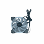 12CM Hydraulic Bearing ARGB PWM Cooling Fan (PWM 4-Pin + LED 3-Pin / Tubed 600mm Cable) (16 x LED)