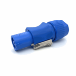 Powercon (3P) Male Connector (20A) (Type A) (Blue)
