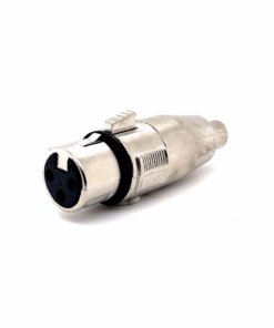 XLR (Cannon) Female to RCA Female Adaptor