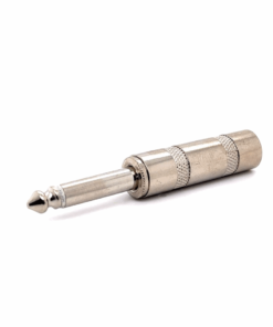 6.35mm Mono Male Connector (10mm OD / Metal)